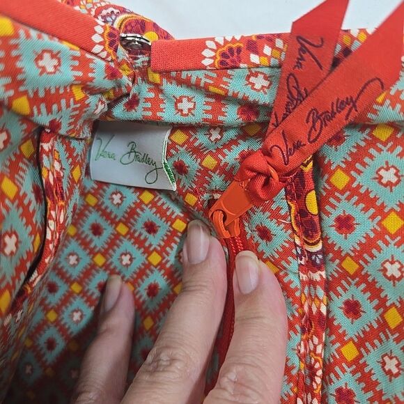 Vera Bradley Alice Shoulder Bag in Paprika Kisslock Clasp Closure - Picture 7 of 9